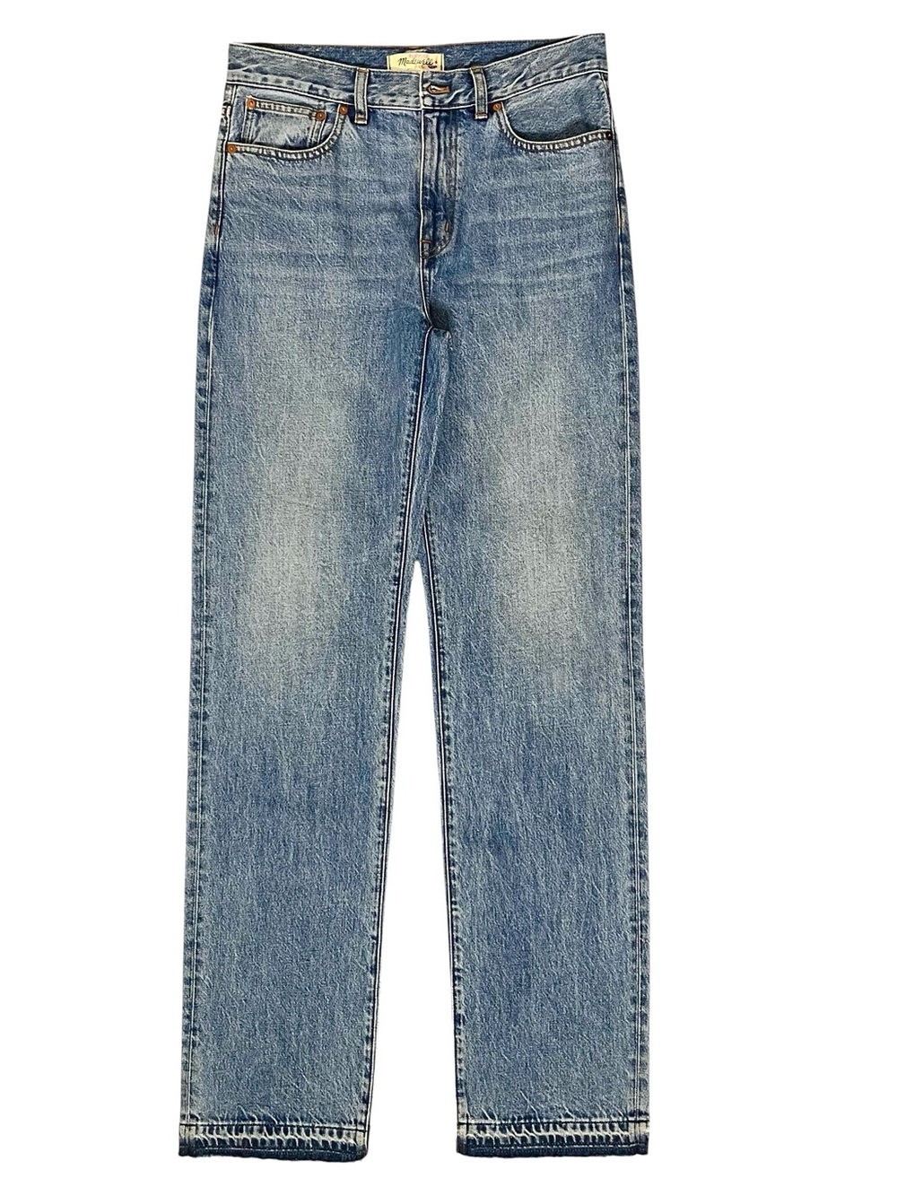 Madewell The Rail Straight Jean Reston Wash Size W27